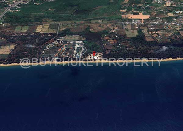 BEACHFRONT LAND FOR SALE IN MAI KHAO BEACH, PHUKET