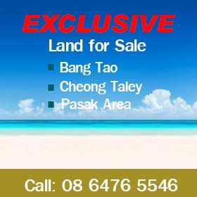 Exclusive land for sale in Bang Tao, Cheong Taley, Layan