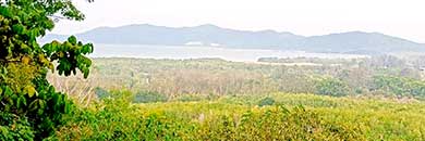 sea view land  for sale near golf course in Thalang district, Phuket,