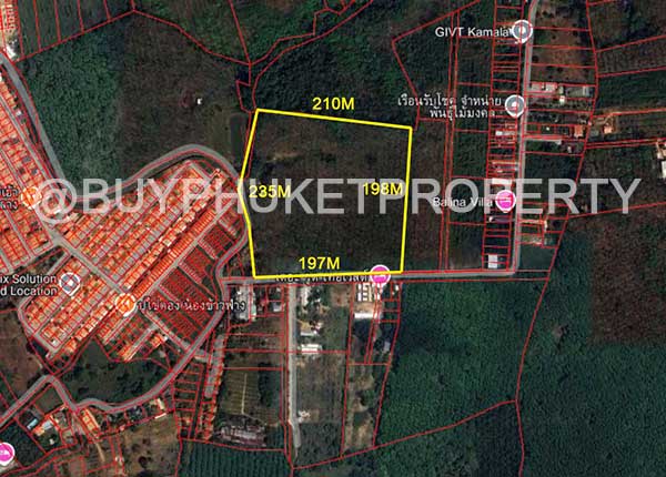 land for sale in Tonsai Waterfall, Thalang Area, Phuket