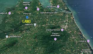 Large Land for Sale in Takua thung, Phang Nga Province